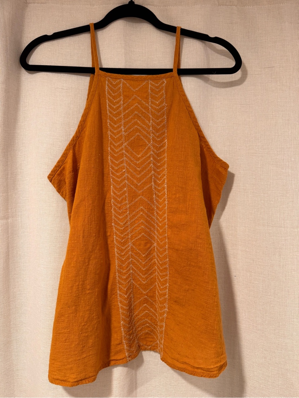 Shyanne Open Back Embroidered Tank – Size Medium
